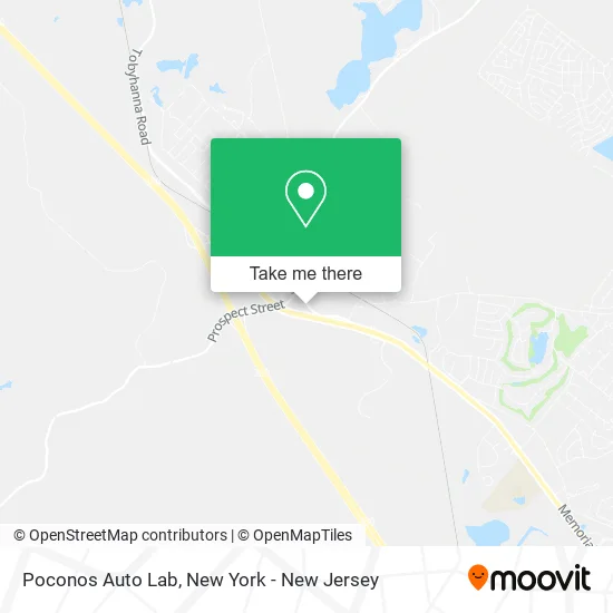 Poconos Auto Lab map