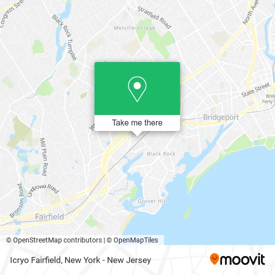 Icryo Fairfield map