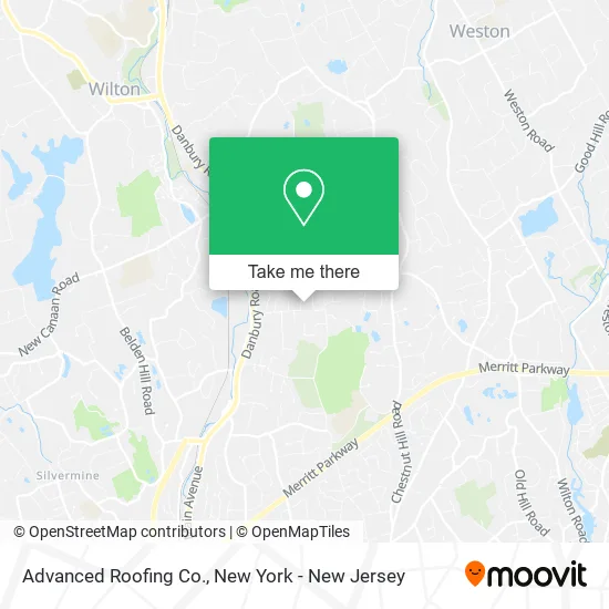 Advanced Roofing Co. map