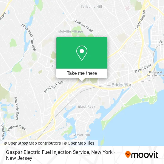 Gaspar Electric Fuel Injection Service map