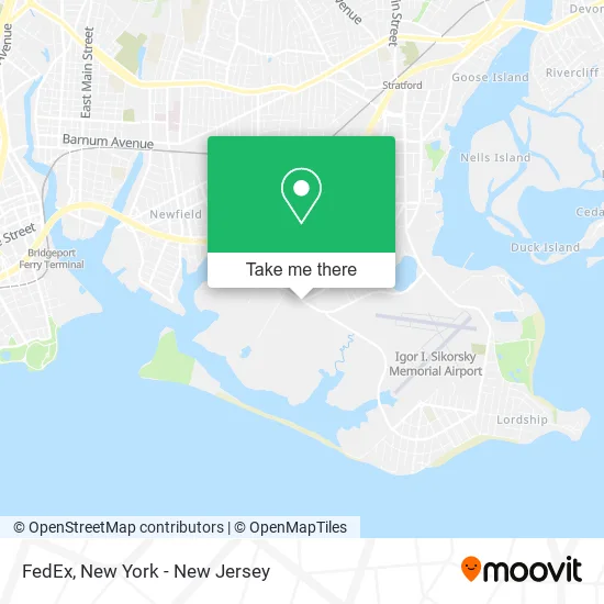 FedEx map