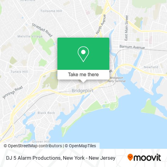 DJ 5 Alarm Productions map