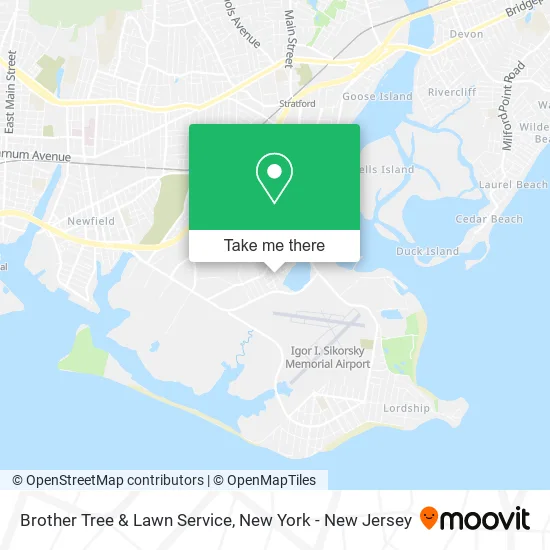 Brother Tree & Lawn Service map