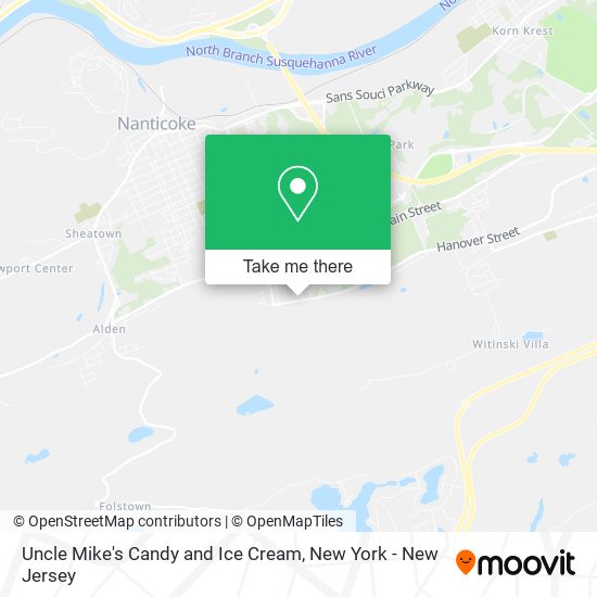 Uncle Mike's Candy and Ice Cream map