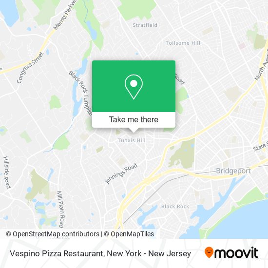 Vespino Pizza Restaurant map