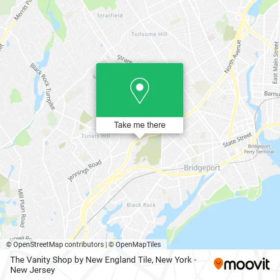 The Vanity Shop by New England Tile map