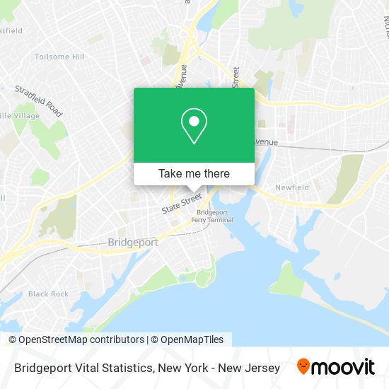 Bridgeport Vital Statistics map