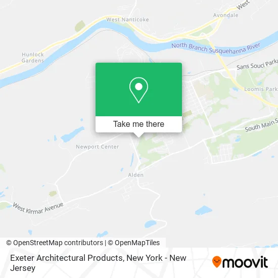 Exeter Architectural Products map