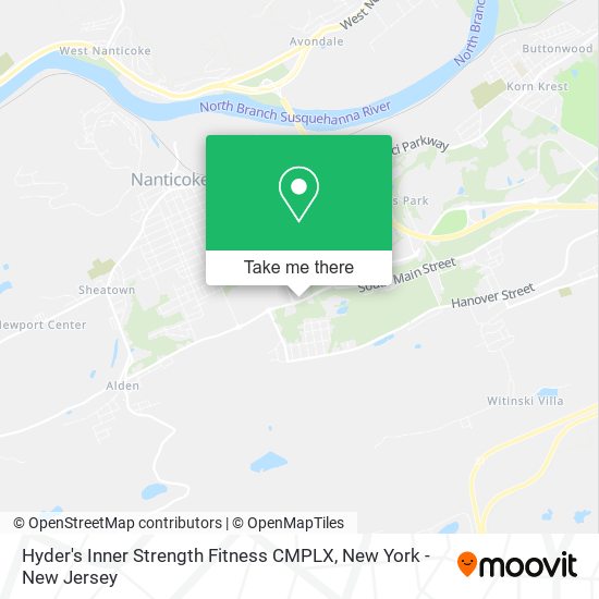Hyder's Inner Strength Fitness CMPLX map
