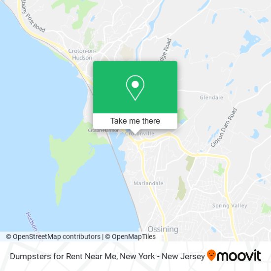 Mapa de Dumpsters for Rent Near Me