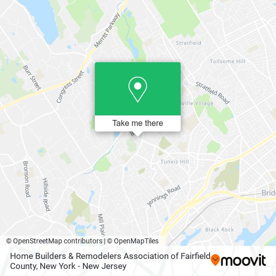 Home Builders & Remodelers Association of Fairfield County map