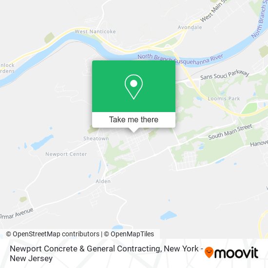 Mapa de Newport Concrete & General Contracting