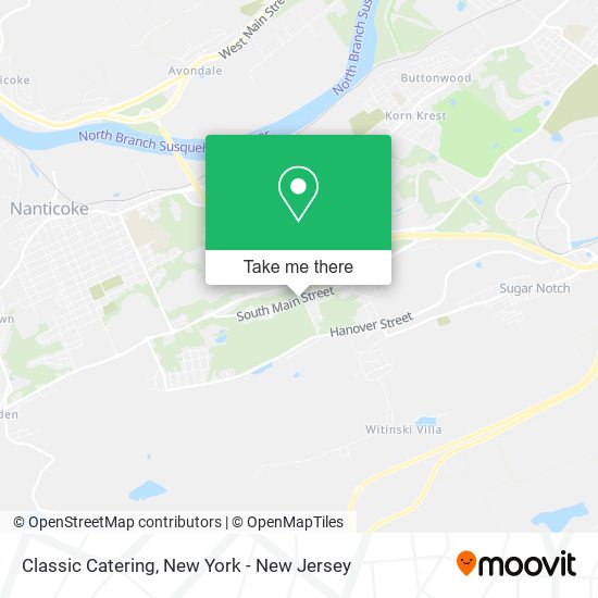 Mapa de Classic Catering