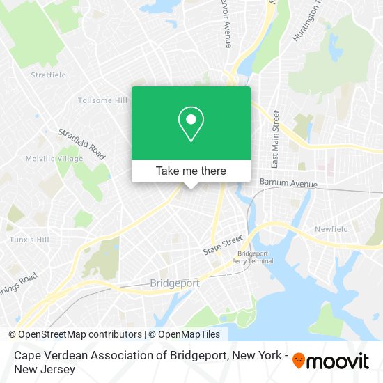 Mapa de Cape Verdean Association of Bridgeport