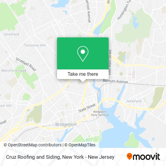 Mapa de Cruz Roofing and Siding