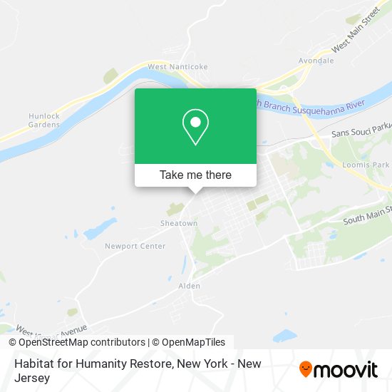 Mapa de Habitat for Humanity Restore