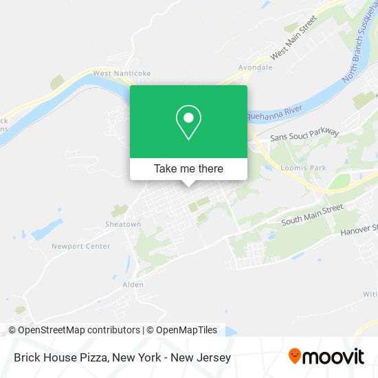 Brick House Pizza map