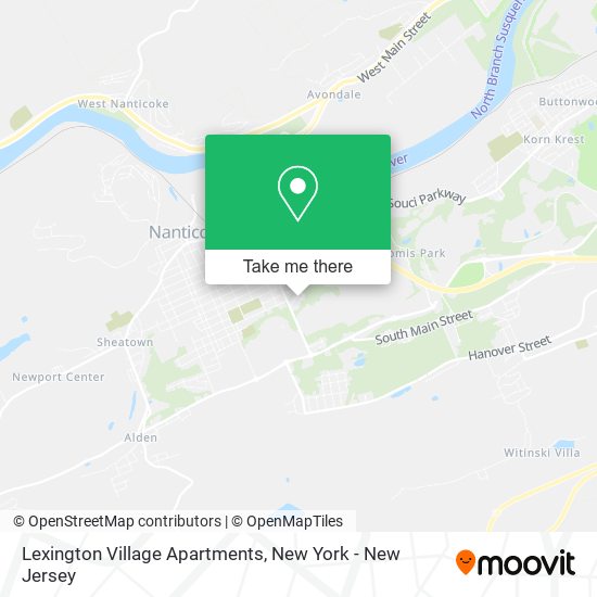 Lexington Village Apartments map