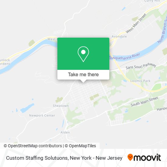 Custom Staffing Solutuons map