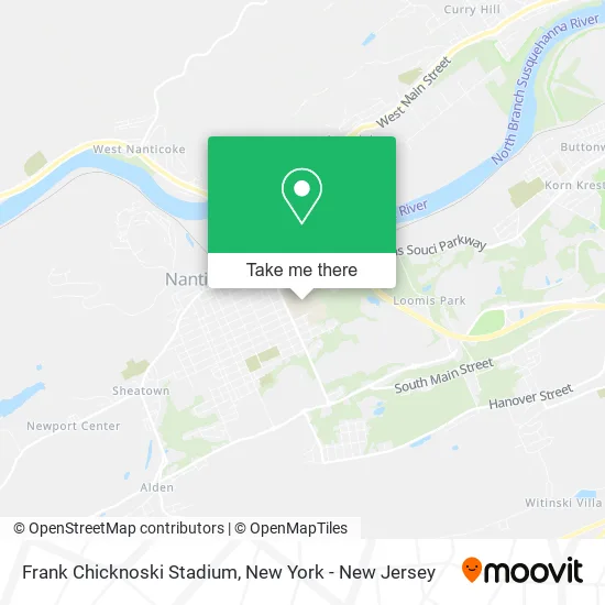 Frank Chicknoski Stadium map