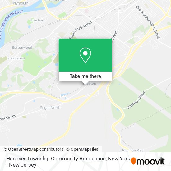 Mapa de Hanover Township Community Ambulance