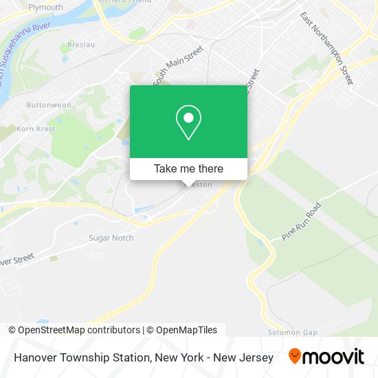 Mapa de Hanover Township Station