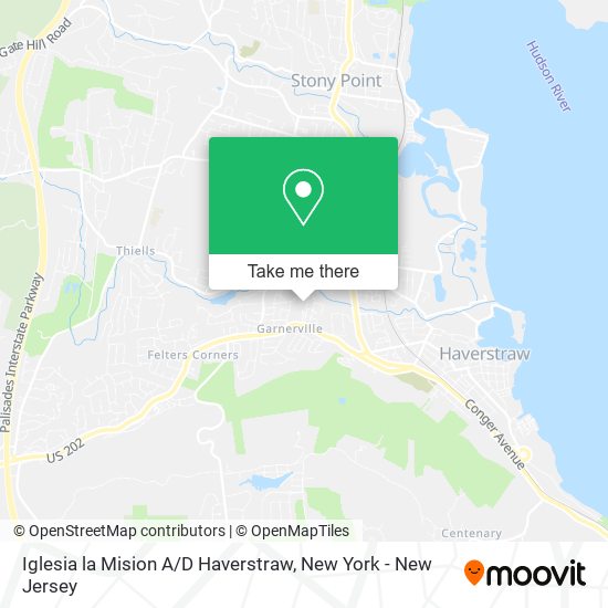 Iglesia la Mision A / D Haverstraw map