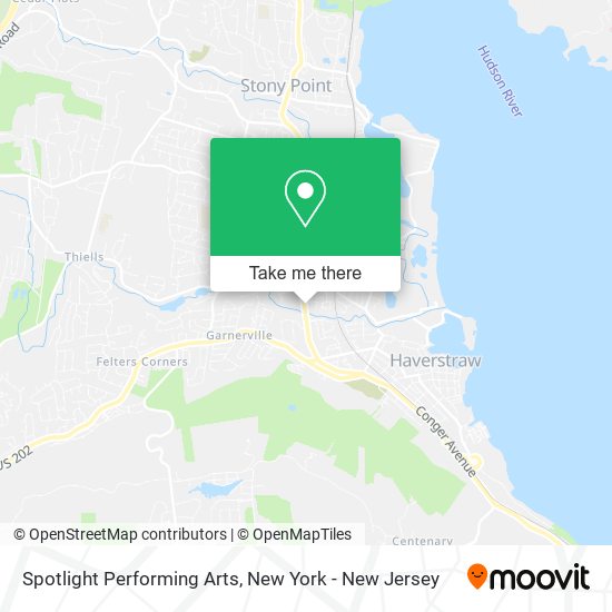 Spotlight Performing Arts map