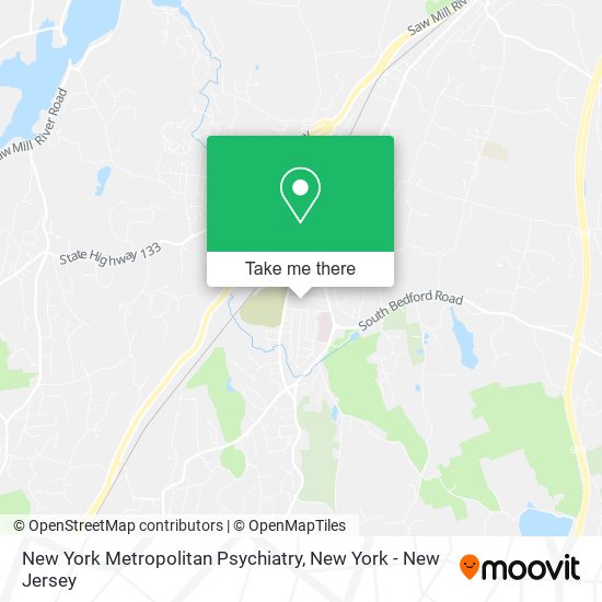 New York Metropolitan Psychiatry map