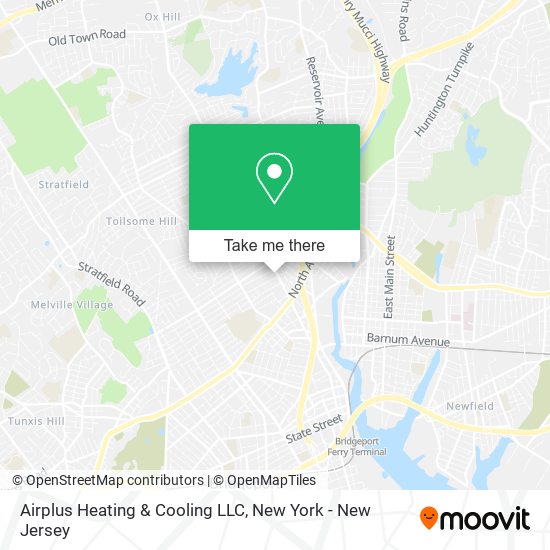 Mapa de Airplus Heating & Cooling LLC