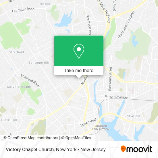 Victory Chapel Church map