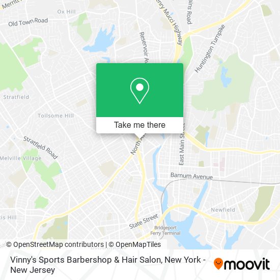 Mapa de Vinny's Sports Barbershop & Hair Salon