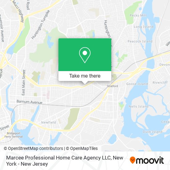 Mapa de Marcee Professional Home Care Agency LLC