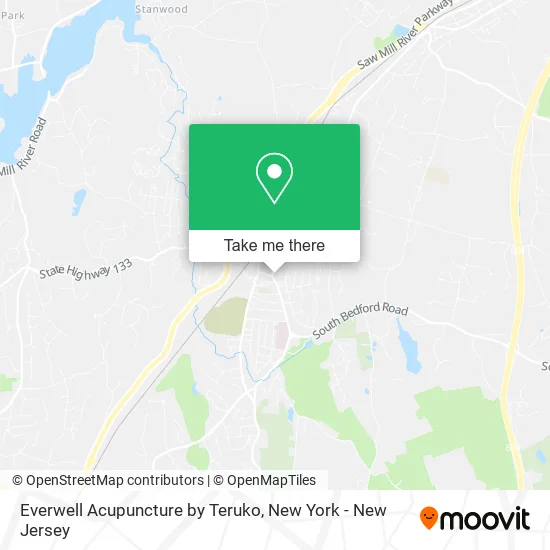 Everwell Acupuncture by Teruko map