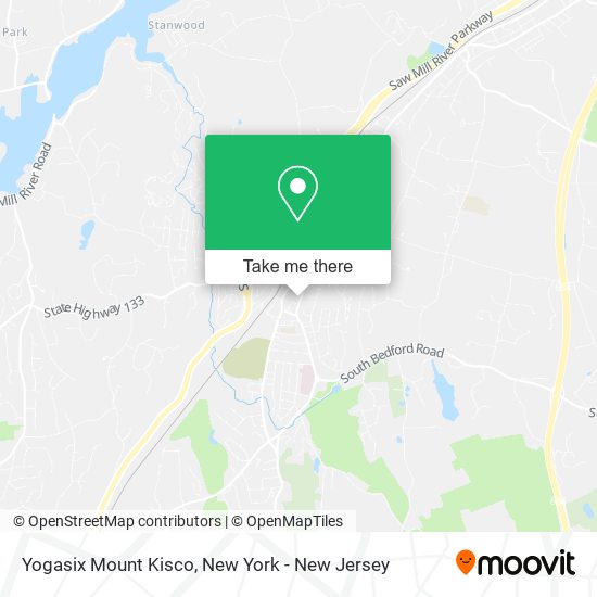 Mapa de Yogasix Mount Kisco