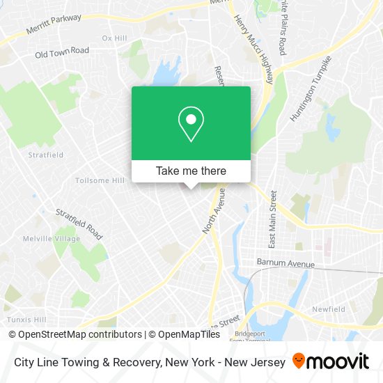 Mapa de City Line Towing & Recovery