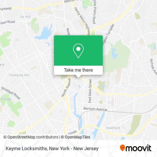 Keyme Locksmiths map