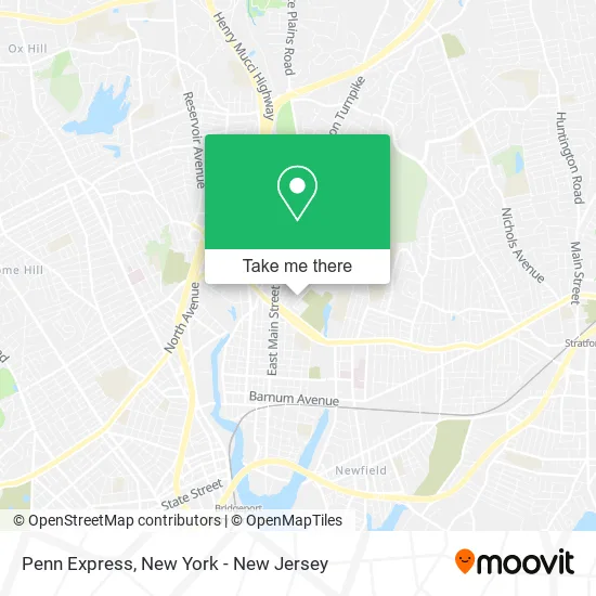 Penn Express map