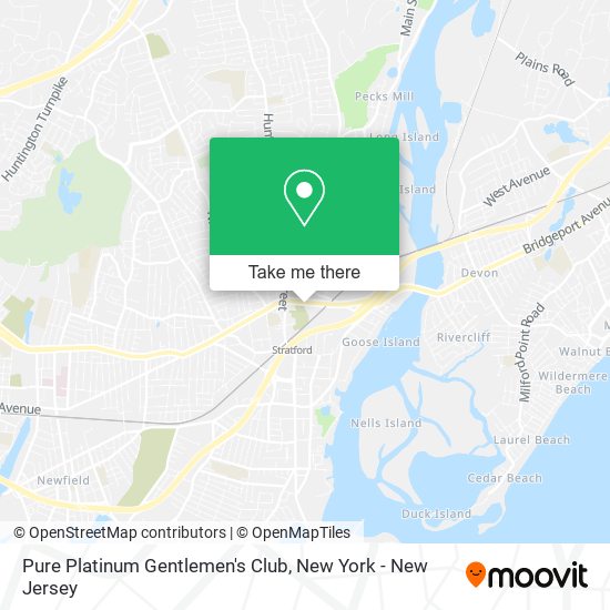 Pure Platinum Gentlemen's Club map