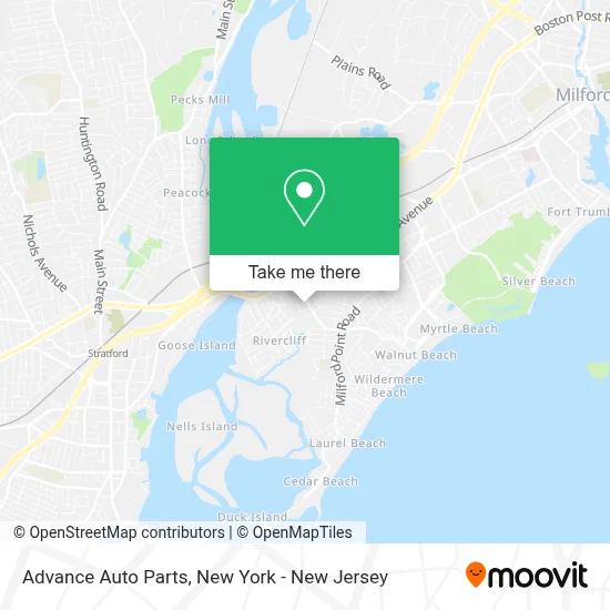 Advance Auto Parts map