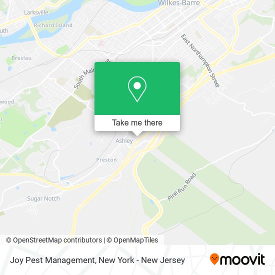 Mapa de Joy Pest Management