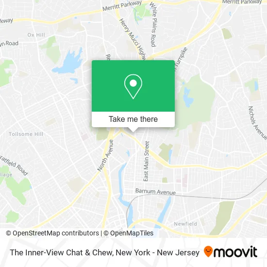 The Inner-View Chat & Chew map