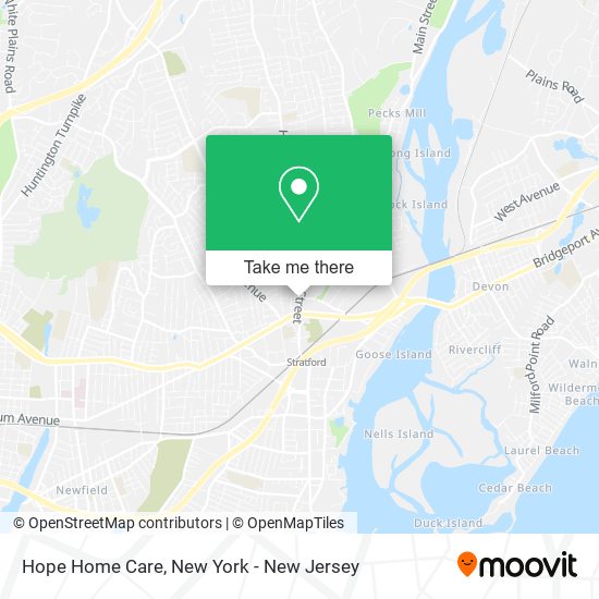 Mapa de Hope Home Care