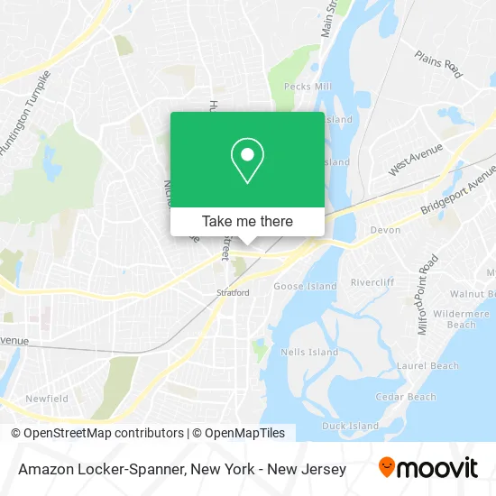 Amazon Locker-Spanner map