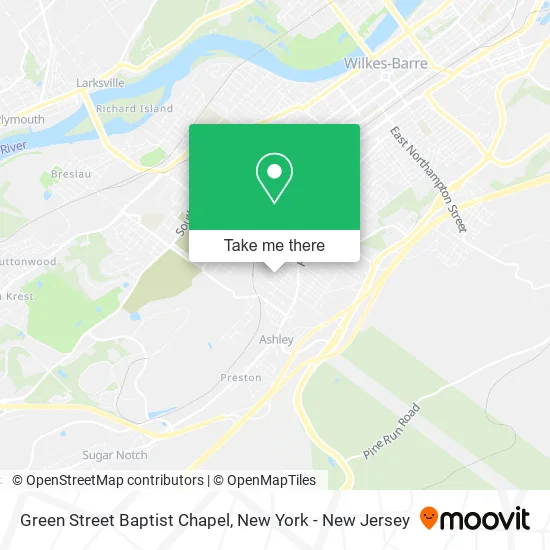 Green Street Baptist Chapel map