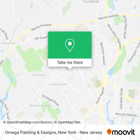 Omega Painting & Designs map