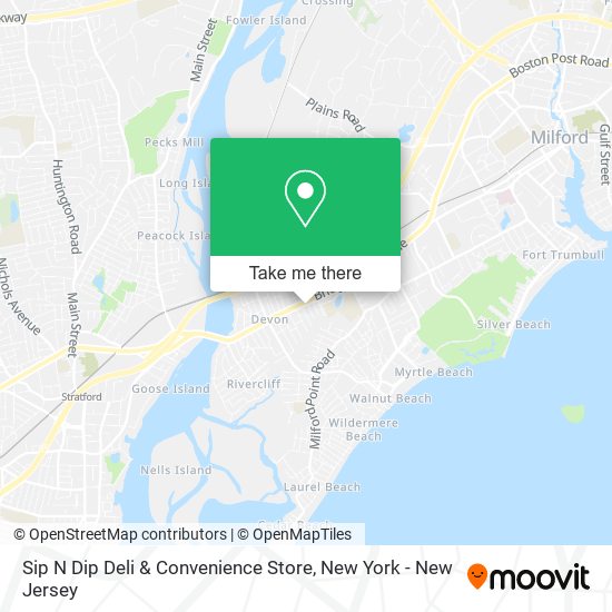 Mapa de Sip N Dip Deli & Convenience Store