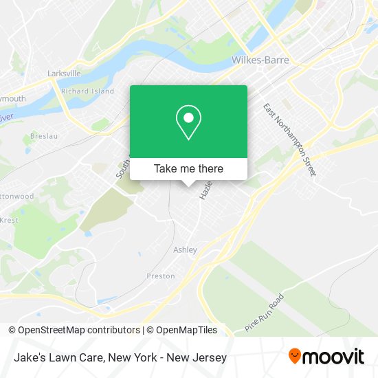 Mapa de Jake's Lawn Care