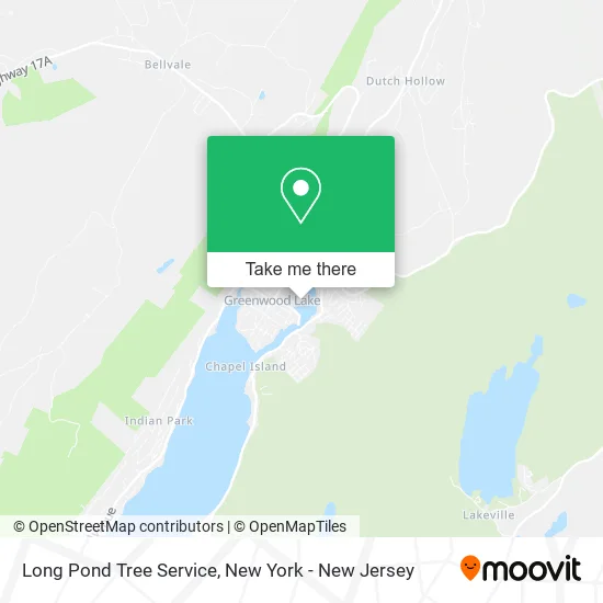 Long Pond Tree Service map