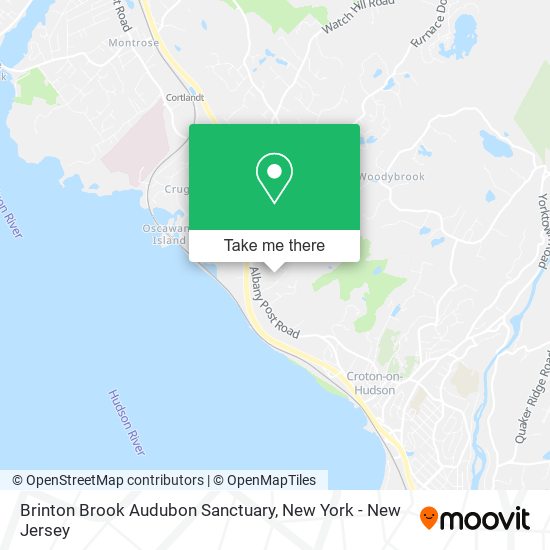 Brinton Brook Audubon Sanctuary map